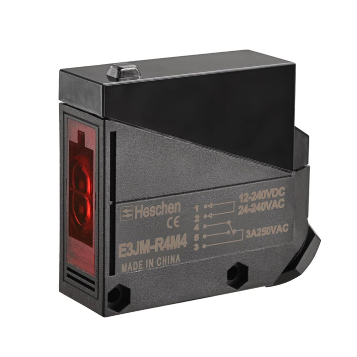 Heschen Fotoelektrischer Schalter E3JM-R4M4 DC12-240V 3A 250VAC 30VDC 24-240VAC Diffusentyp Erfassun