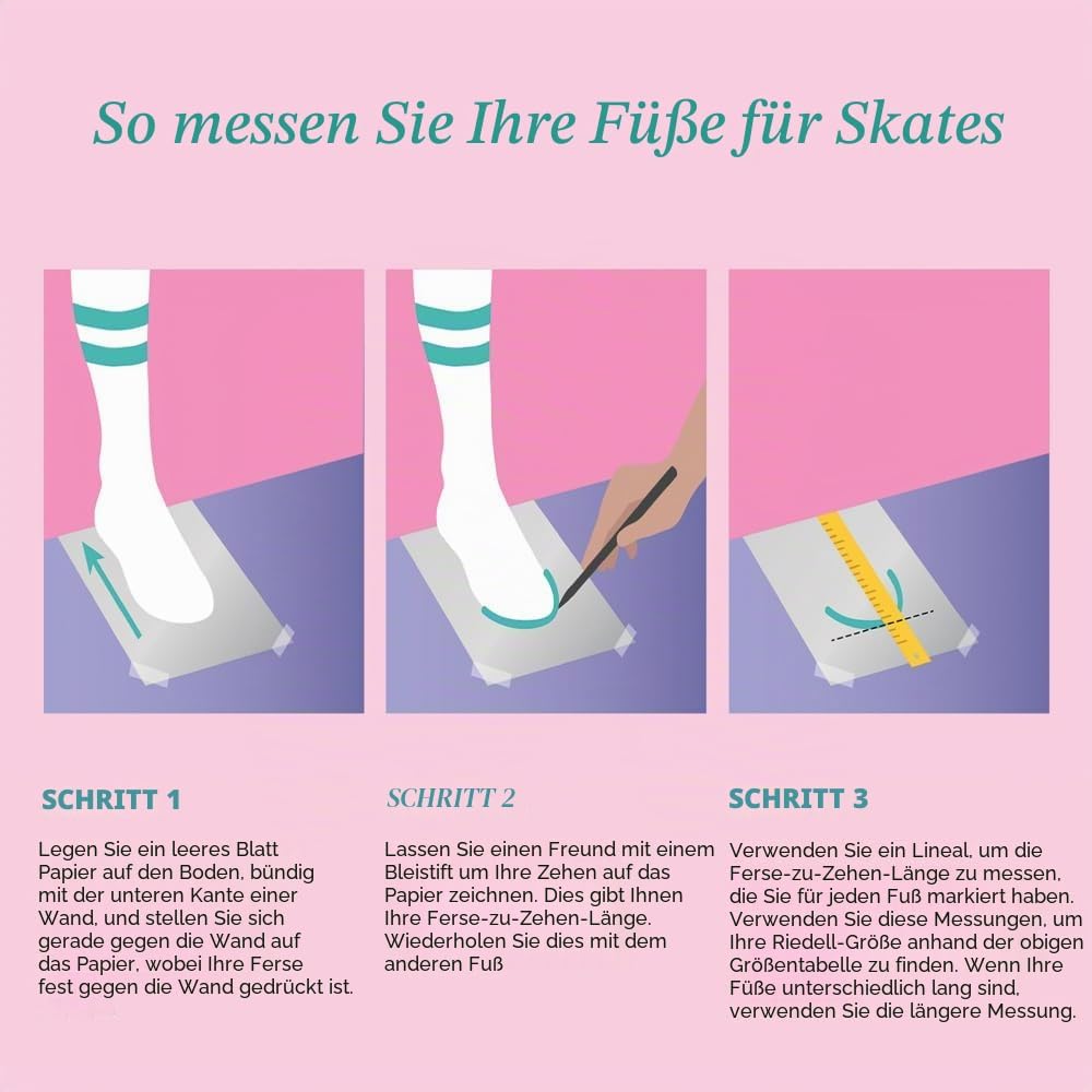 Moxi Skates – Regenbogenreiter – Lustige und modische Rollschuhe für Damen