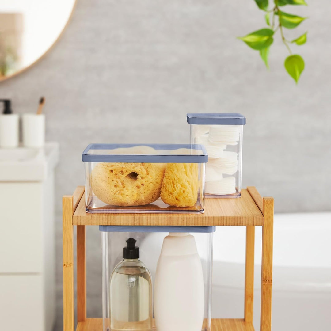Rotho Loft Set Vorratsdosen 5 tlg. LOFT, Kunststoff (PP) BPA-frei, transparent, (32.3 x 22.3 x 16.6