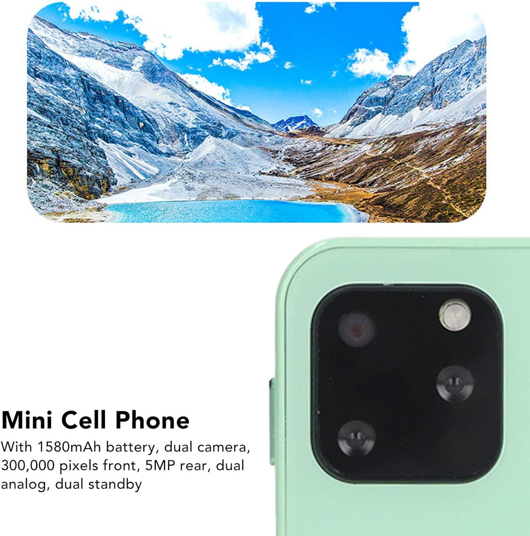 XS13 Smartphone 3G, GSM 2,5 Zoll 1 GB 8 GB Quad Core Android Handys für Android 6.0, Eingebauter 158