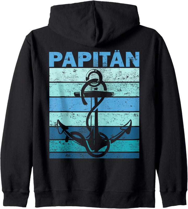 Papitän Vatertag bester Papa Anker Norden Kapitän captain Kapuzenjacke