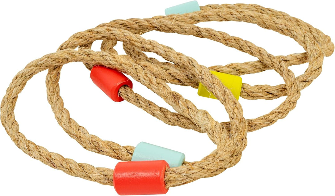 TP Toys Wooden Ring Toss Game FSC Outdoor Fairground Game for Kids Ages 3+ Fun 2-4+ Player Classic R