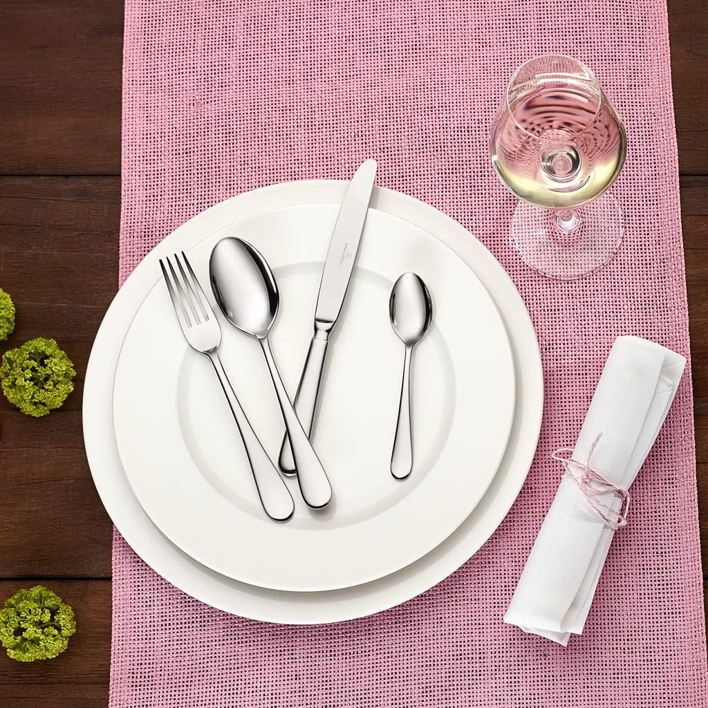 Villeroy &amp; Boch – Oscar Tafelbesteck 24 teilig, 6 Personen, spülmaschinenfest, rostfrei, Besteck Set