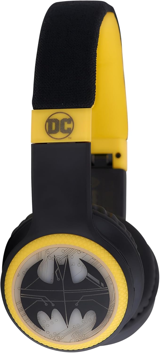 WONDEE Batman Geschenke, kabellose Bluetooth-Kopfhörer, beleuchtet, mit LED-Effekt, magische Kopfhör