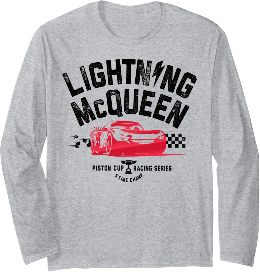 Disney Pixar Cars 3 Lightning McQueen Ready Langarmshirt
