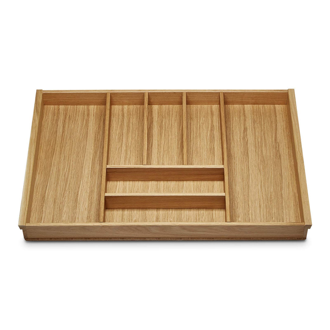 ORGA-BOX III EICHE Besteckeinsatz für 80er Schublade für Nobilia ab August 2012 (473 x 697 mm) Holz-