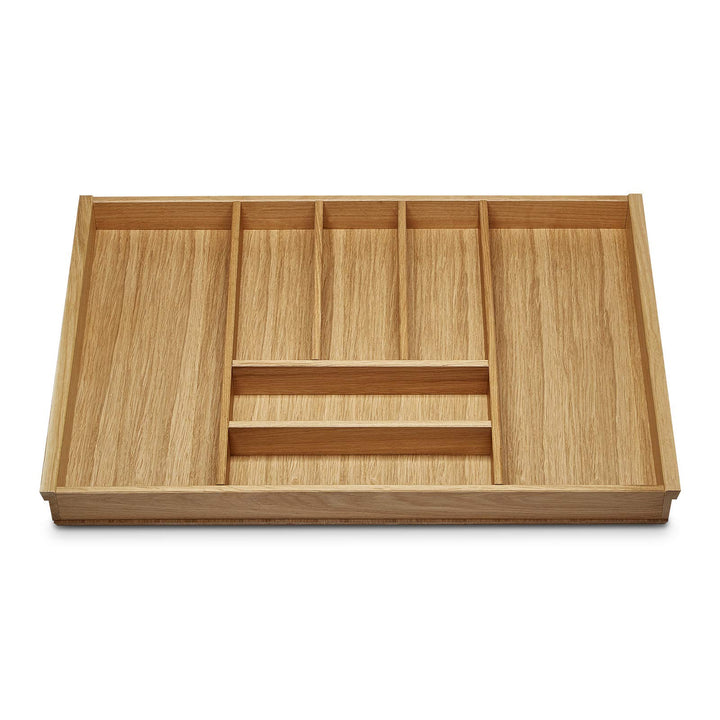 ORGA-BOX III EICHE Besteckeinsatz für 80er Schublade für Nobilia ab August 2012 (473 x 697 mm) Holz-