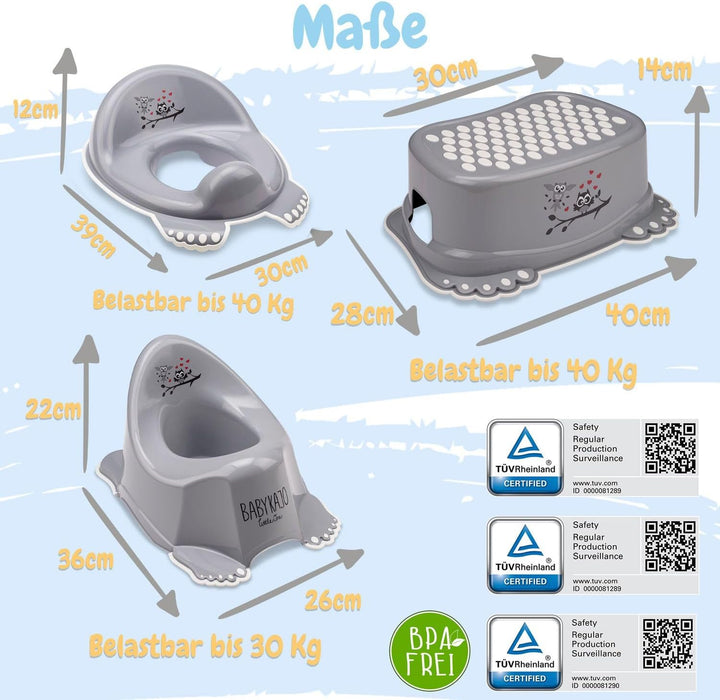 Babybadewanne mit Ständer 8 Set TÜV Rheinland geprüft - Babybadewanne + Baby Badewannensitz + Wickel