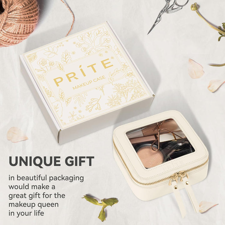Prite Kleine Transparent Kosmetiktasche Mini Make Up Tasche Damen Reise wasserdichte Kulturbeutel Au