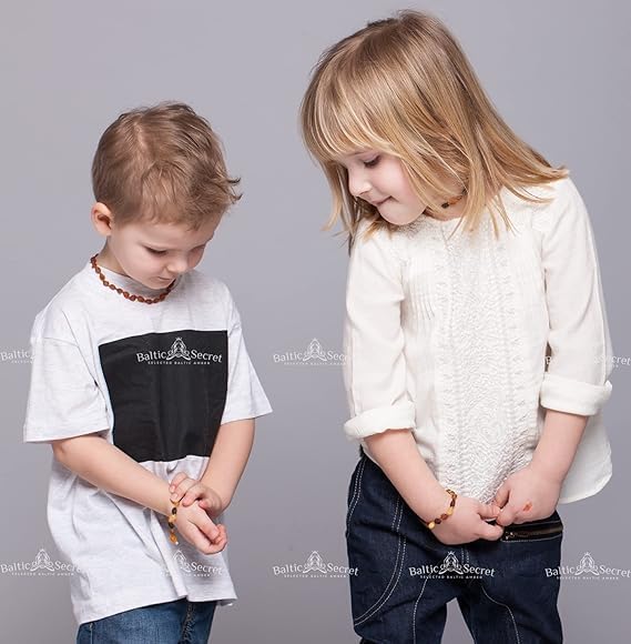 Bernstein kette - Heilsteinkette - echt Bernstein Schmuck - Halskette als Geschenk für Damen & Herre