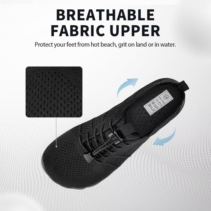IceUnicorn Barfussschuhe Damen Herren Breite Traillaufschuhe Zehenschuhe Unisex Schwimmschuhe Strand