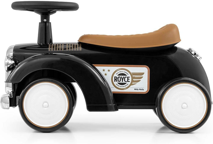 Vintage-Fahrzeug Royce von Milly Mally - Retro Rutschauto mit Hupe, Stauraum und Eva-Rädern für Kind
