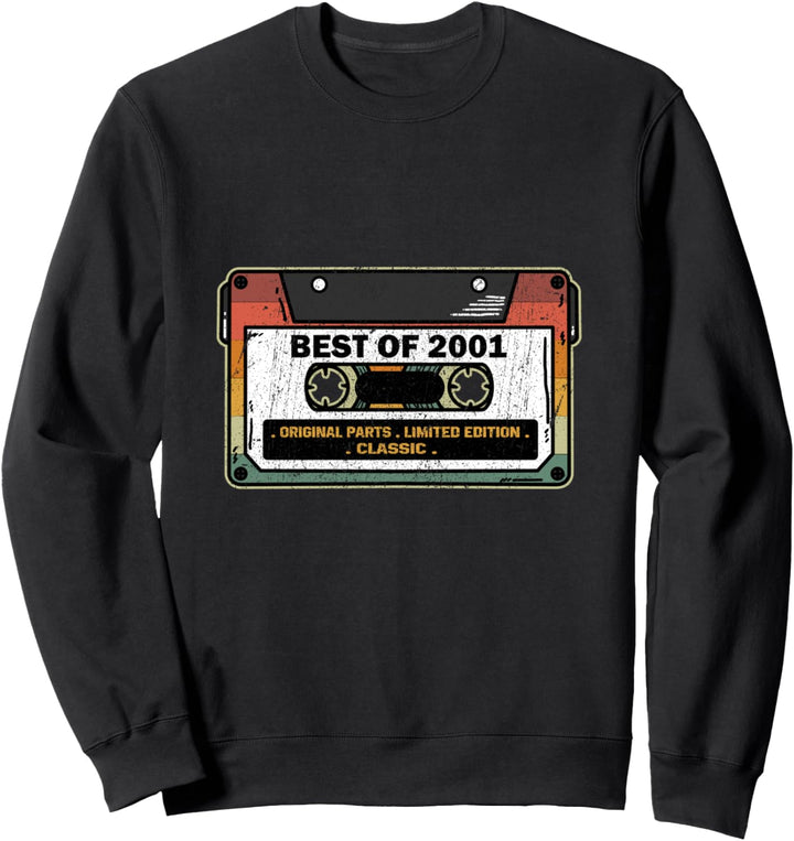 Vintage Best Of 2001 Kassette 20 Jahre 20. Geburtstag Sweatshirt