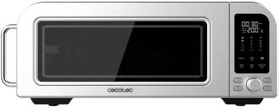 Cecotec Elektrischer Pizzaofen mit Fenster Fun Pizza&Co Forno Bravo. 2000W, Bis zu 400°C, 18L Kapazi