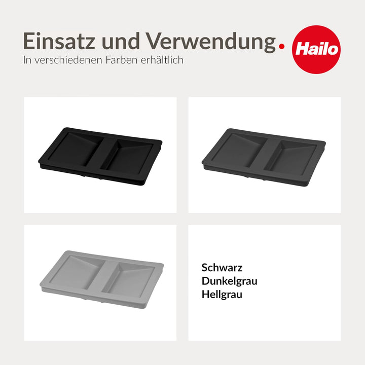 Hailo Eimerdeckel 1225969 | Deckel für Abfalleimer, passend Abfallsammler Modelle Allegro, Cargo, Ra