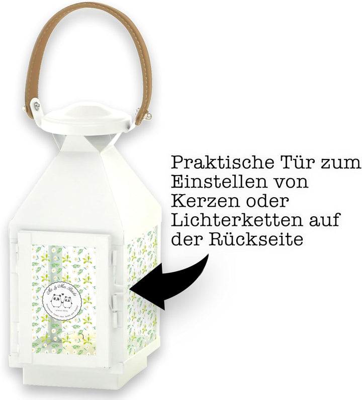 Mr. &amp; Mrs. Panda S Personalisierte Deko Laterne Fuchs Mama &amp; Kind - Personalisierte Geschenke, Later