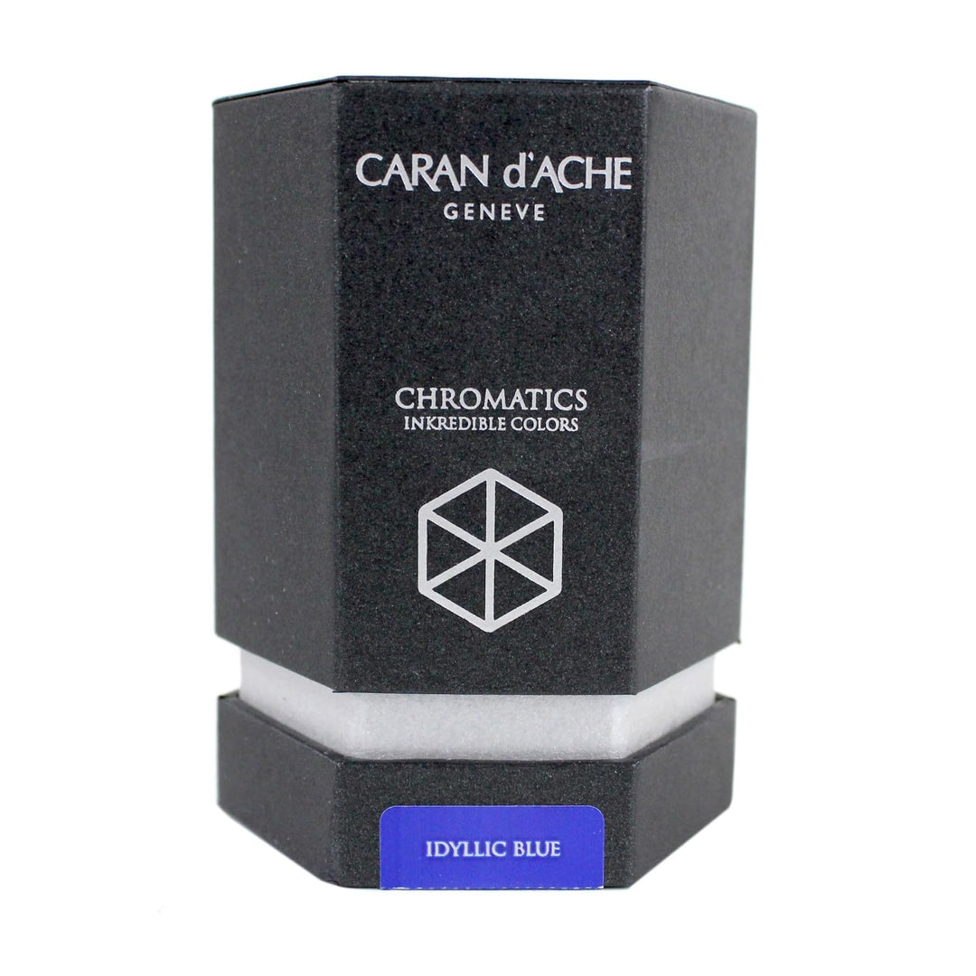Caran d'Ache Tintenglas Chromatics Idyllic Blue 50 ml, Idyllic Blue