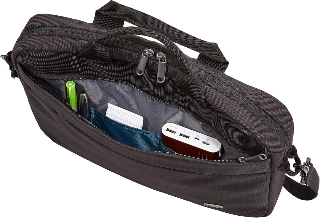 Case Logic Advantage Attaché Laptoptasche mit Einschubtasche für Tablet und Vorderfach für Kleingerä