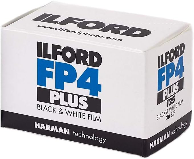 Ilford Schwarz-Weiss-Film FP4+, 36 Aufnahmen, Multipack mit 10 Stück