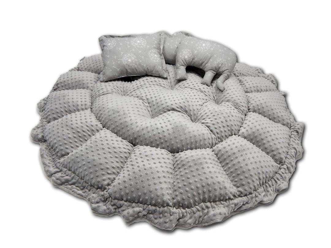 LOOLAY ENGELSNEST Kingsize XXL BABYNEST Nestchen-Ø 90cm Krabbledecke-Ø 155cm 2seitig Babynestchen Ba
