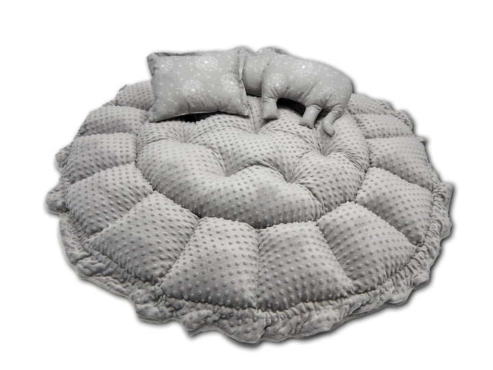 LOOLAY ENGELSNEST Kingsize XXL BABYNEST Nestchen-Ø 90cm Krabbledecke-Ø 155cm 2seitig Babynestchen Ba