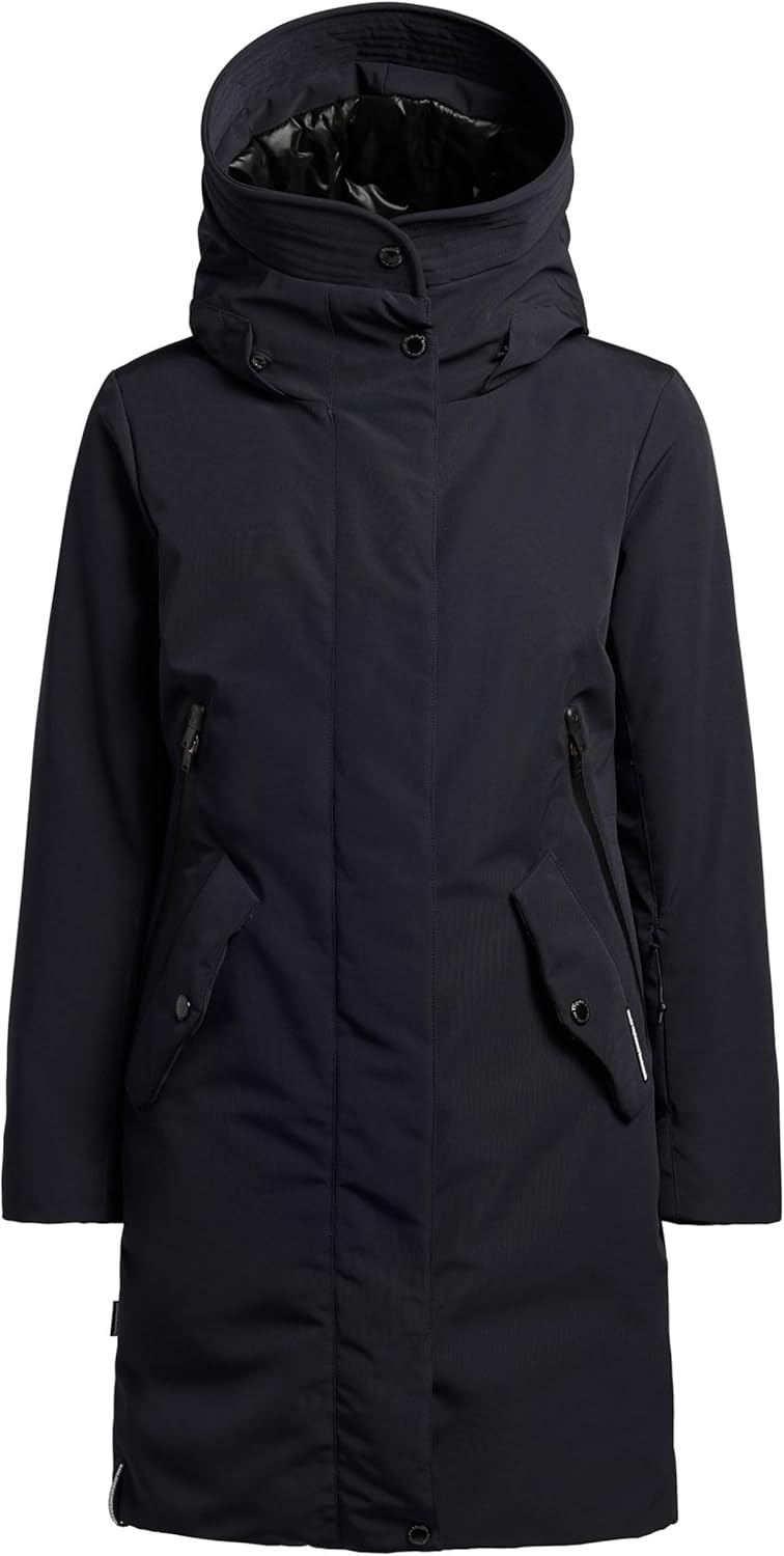 Khujo Charlyn4 Frauen Mantel grün Basics, Streetwear S Blau, Blau S
