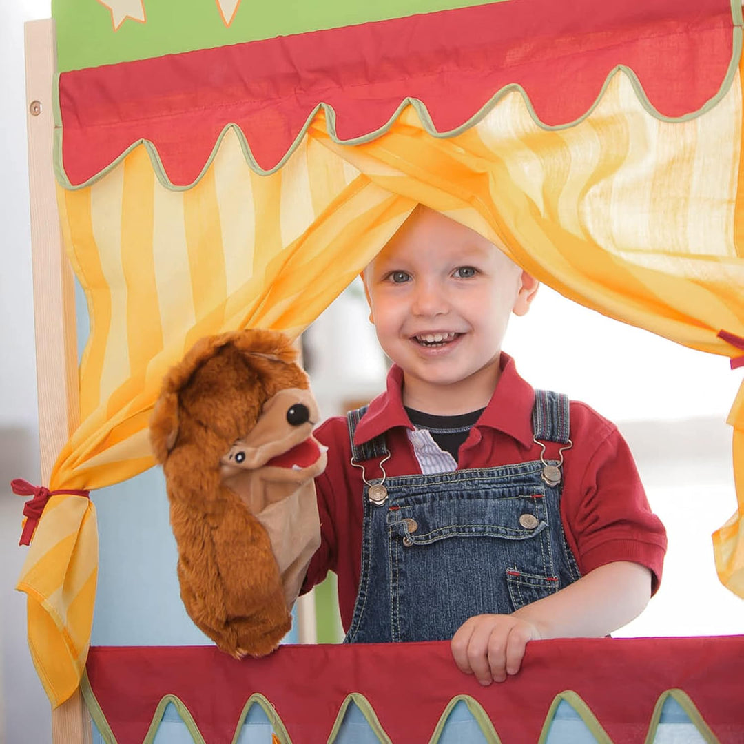 roba Kasperlefiguren aus Stoff, Handpuppenset 6-fach, Kinder Kasperpuppen für Puppentheater & Rollen
