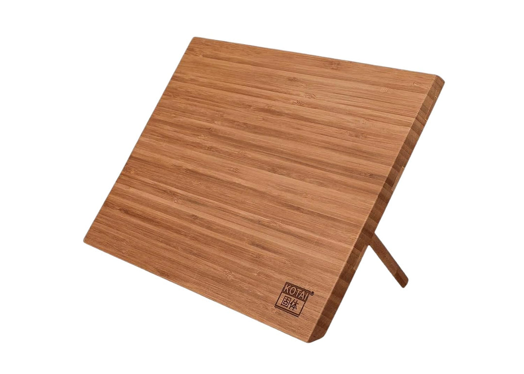 KOTAI | magnetischer Messerhalter aus natürlich lackiertem Bambus für 6-8 Messer (30 x 22 cm), zusam