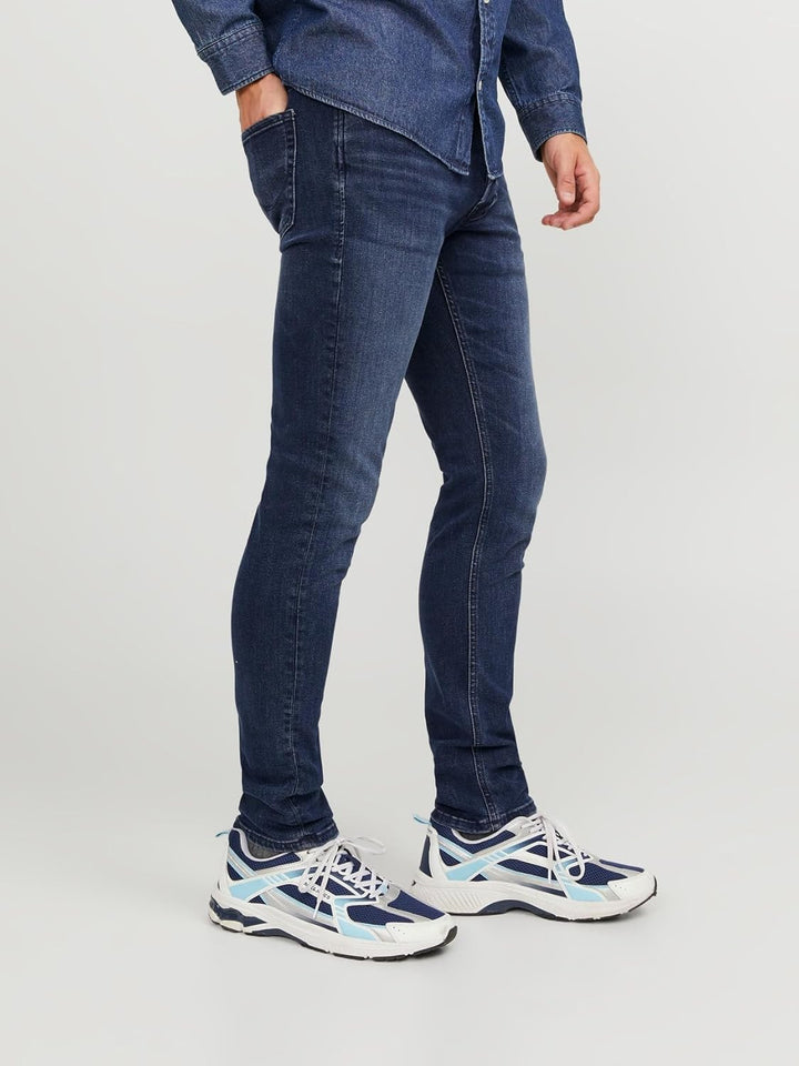 JACK &amp; JONES JJIGLENN Männer Jeans dunkelblau Basics, Casual Wear, Streetwear, 38W / 34L Blue Denim