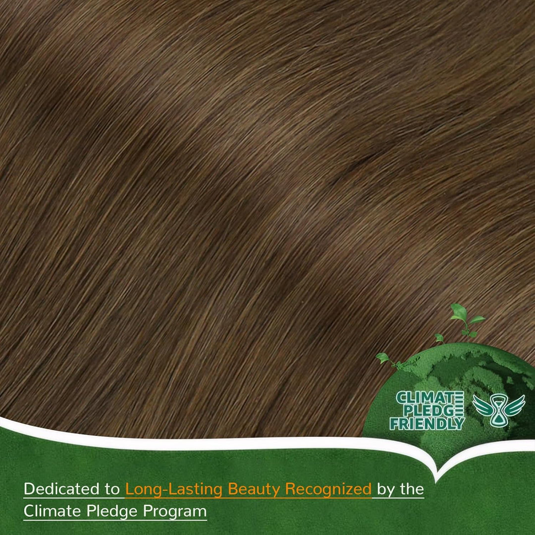 Easyouth Microring Extensions Echthaar Dunkelbraun Micro Loop Extensions Remy Menschenhaar Microring