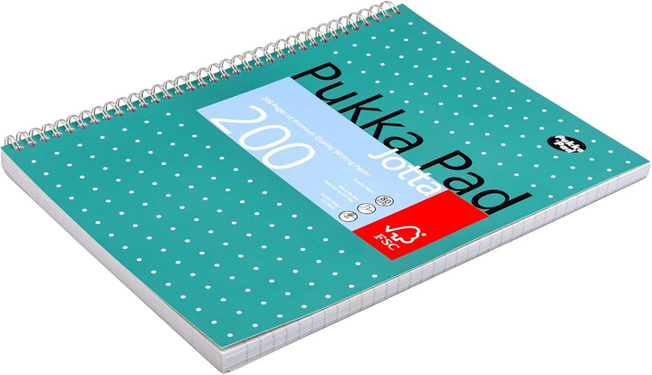 Pukka Jotta Spiralbuch (Format A4) Metallic, (Pack of 5), (Pack of 5)