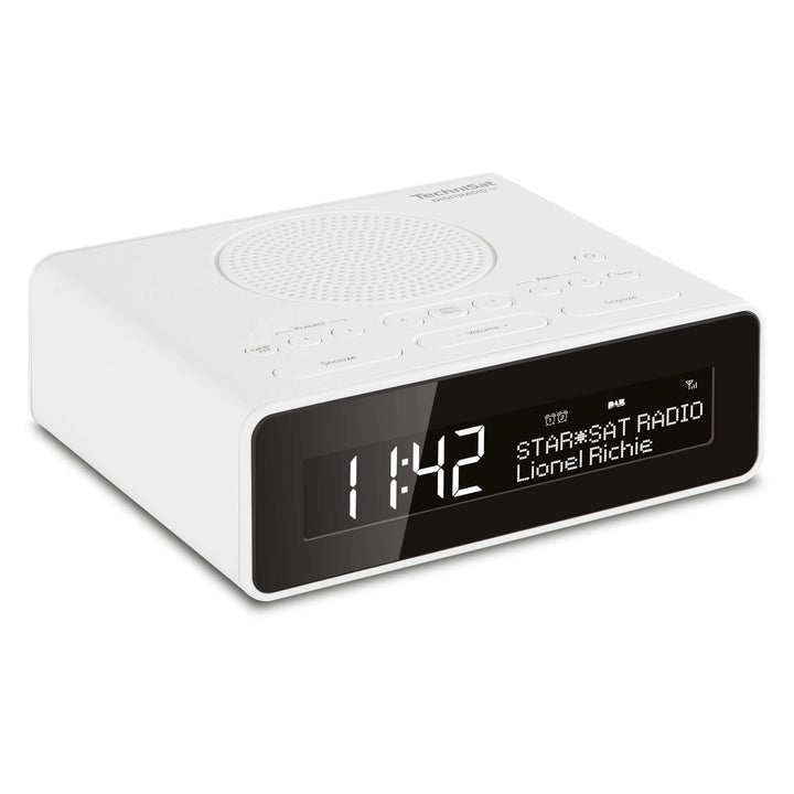 TechniSat DIGITRADIO 51 DAB+ Radiowecker (DAB, UKW, Uhrenradio, Wecker mit zwei einstellbaren Weckze