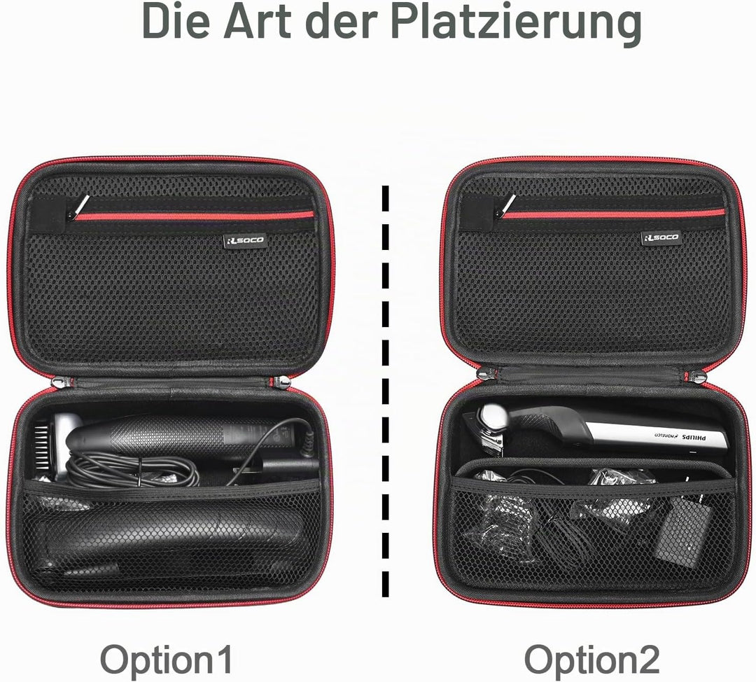 RLSOCO Tasche für Philips Bodygroom Series 5000/3000 Trimmer Modell BG5021/16,BG5480/15,BG3027/03,BG