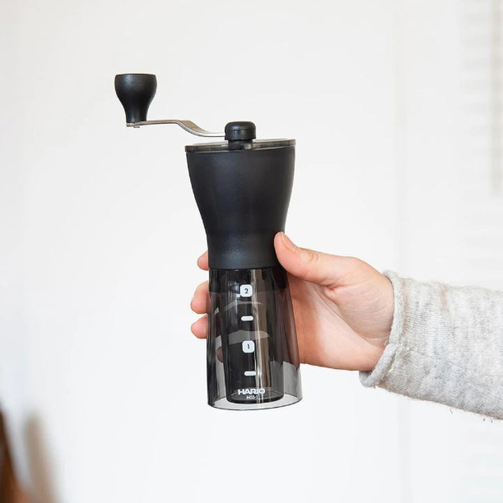 Hario Mini Mühle Slim Plus Schwarz Mini Slim Schwarz