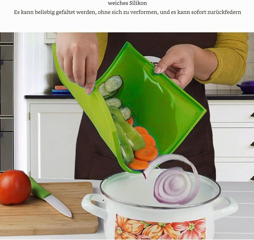4 Stück Silikon-Trockenmatten mit Rand, Silikonblätter, Antihaft-Silikon-Tabletteinlage für Obst, Le