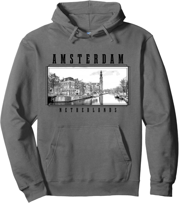 Amsterdam Niederlande Foto Vintage Amsterdam Pullover Hoodie