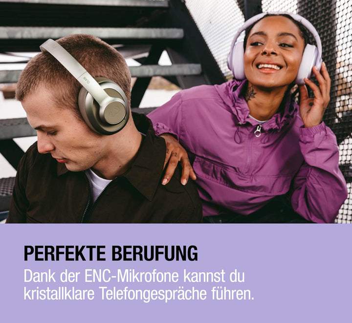 Fresh 'n Rebel Clam Ace 2, ANC-Kopfhörer, Hybrid Active Noise Cancelling, Ambient-Sound-Modus, Multi