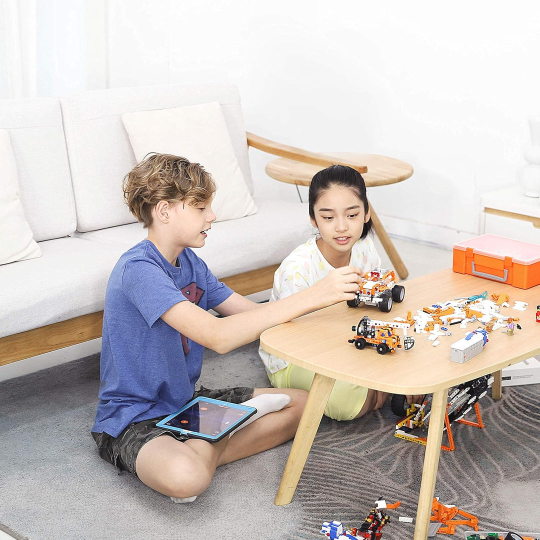 Apitor SuperBot 18 in 1 Roboter Kit, kompatibel mit allen bekannten Bausteinmarken, steuerbarer Bauk