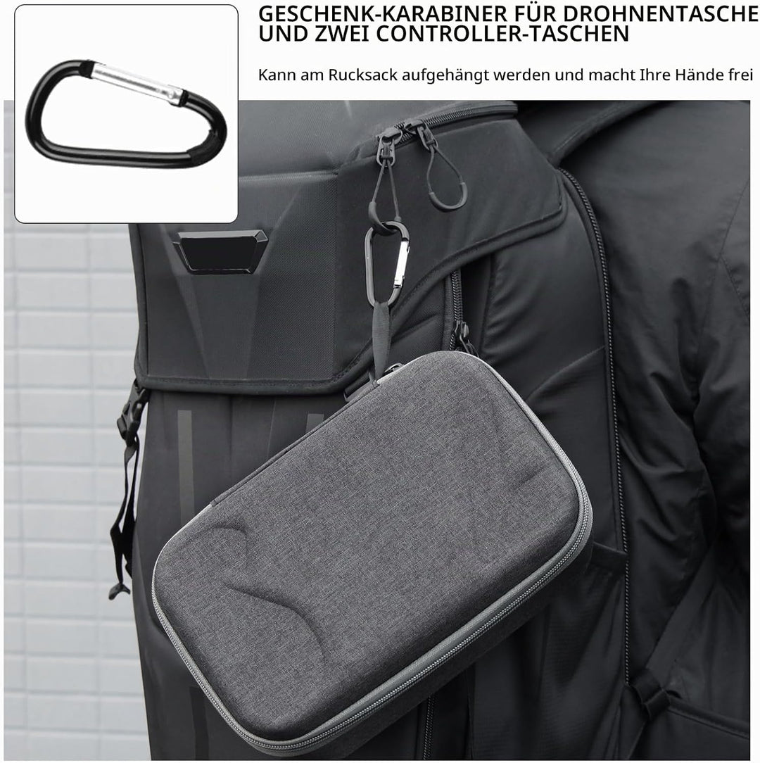 ZJRXM Tasche für DJI Mini 4 Pro Drone Zubehör, RC 2 Tasche RC-N2 Tasche Tragbare Reisetasche Trageta