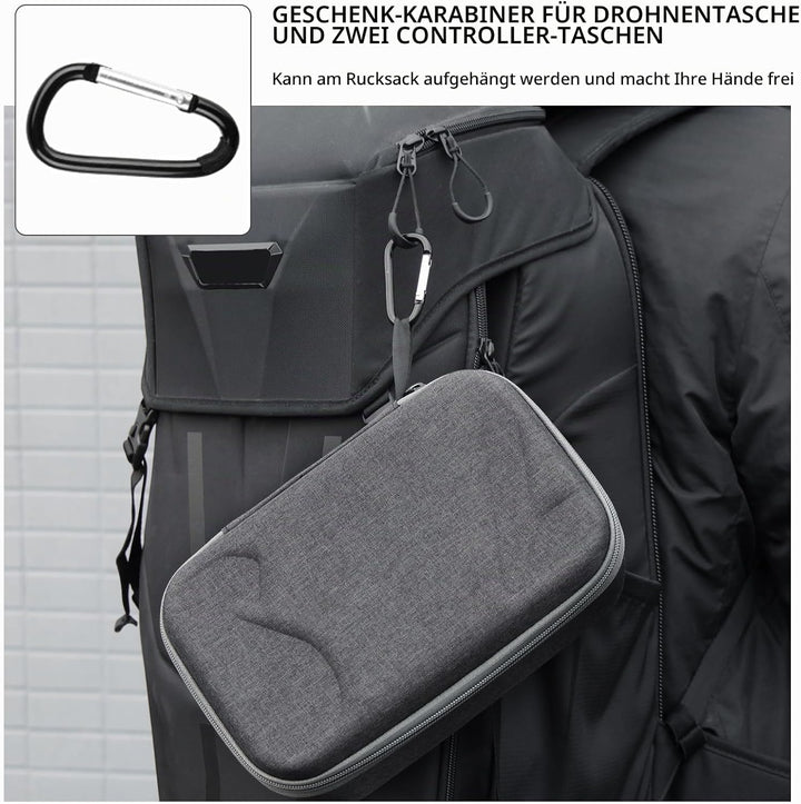 ZJRXM Tasche für DJI Mini 4 Pro Drone Zubehör, RC 2 Tasche RC-N2 Tasche Tragbare Reisetasche Trageta