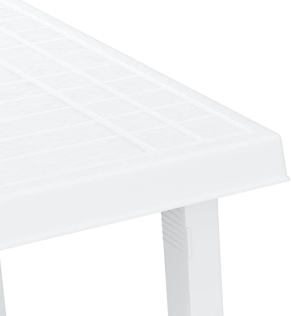 vidaXL Campingtisch, Rechteckig Beistelltisch mit Schirmloch, Gartentisch Tisch mit Holzoptik, Couch