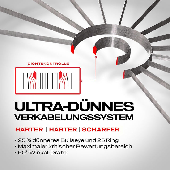 WINMAU Blade 6 Series Professional Bristle Klassische Dartboard Blade 6 Triple Core Carbon, Blade 6