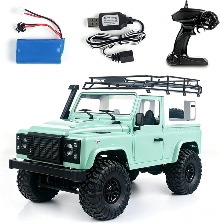 Goolsky Rock Crawler MN-D90 1/12 4WD 2.4G Hochgeschwindigkeitsfernbedienung Geländewagen RC Auto LED