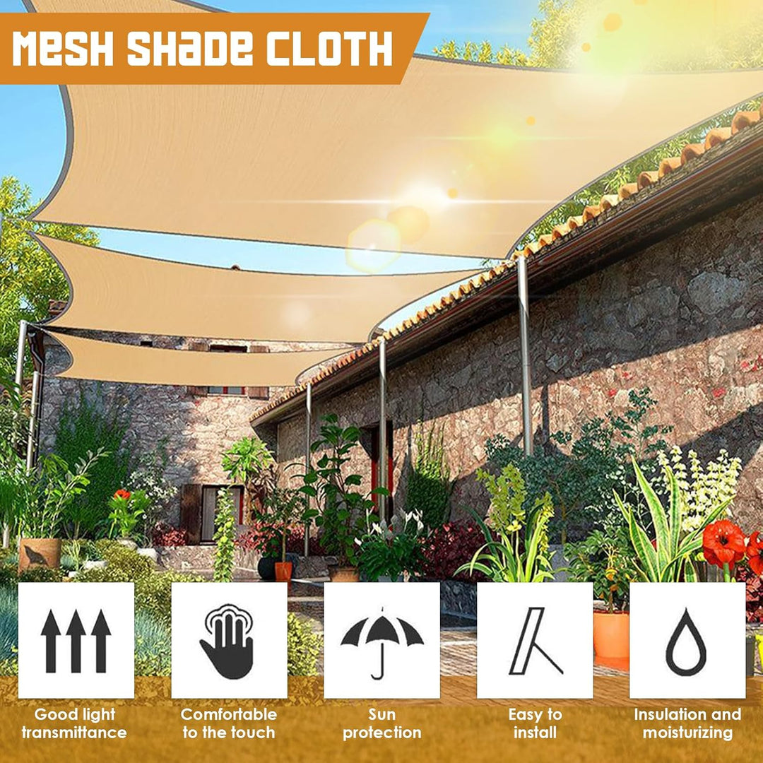 Shade Nets Schattiernetz Mit ösen 2×3Meter Rechteckige Sonnensegel, Geeignet Zur Beschattung/Wärmeis