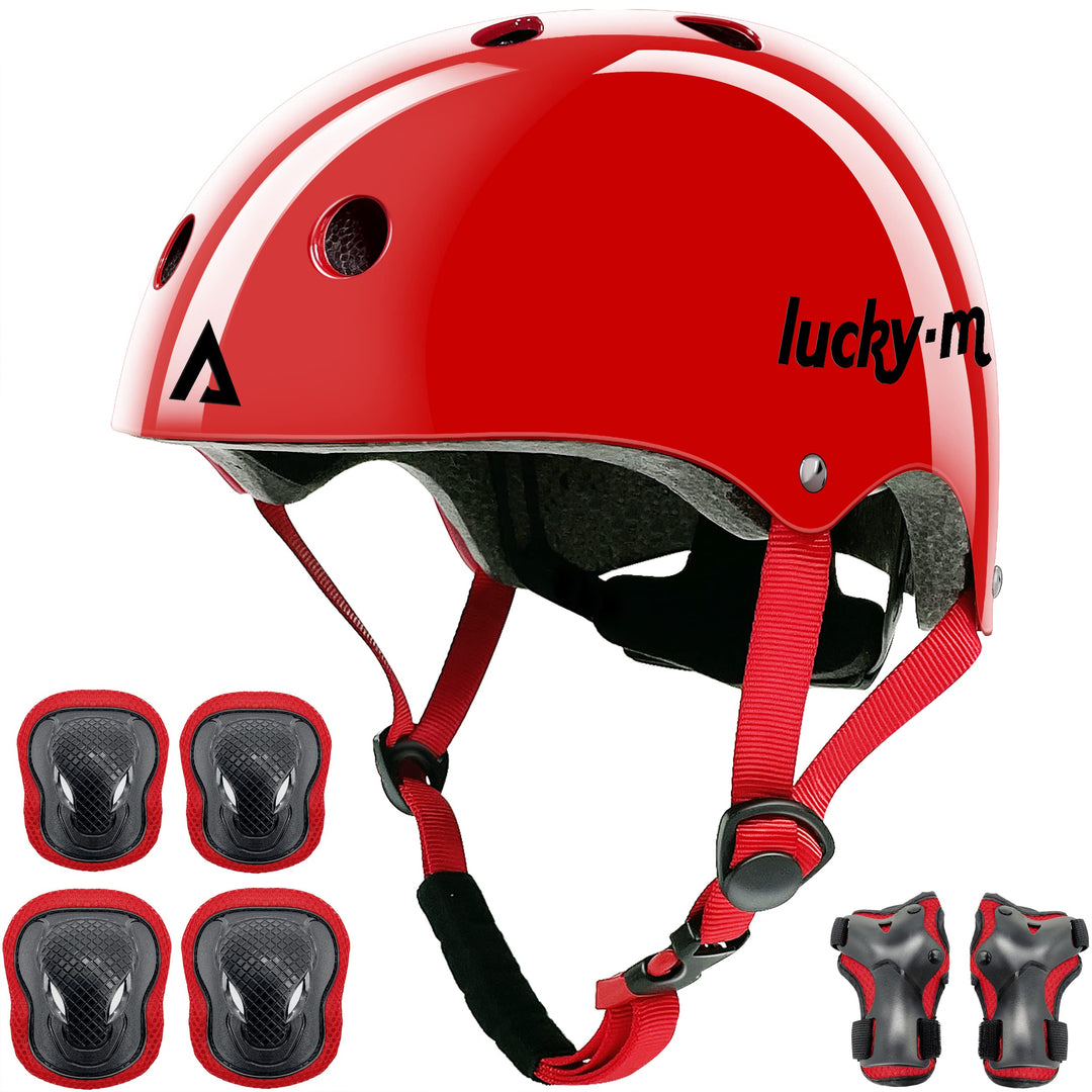 Kinderhelm mit Knieschützern, Ellbogenschützern, Handgelenkschützern für Skateboard, Radfahren, Hove