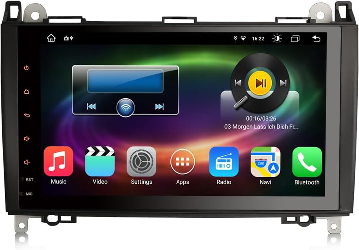 Erisin 8-Kern 9 Zoll Android 11 GPS Autoradio für Mercedes Benz A/B Klasse Viano Vito Sprinter VW Cr