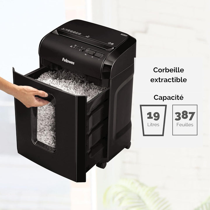 Sicherheitsstufe P5 Aktenvernichter: Fellowes Microcut (2000+ Partikel/A4), 10 Blatt, Powershred 10M