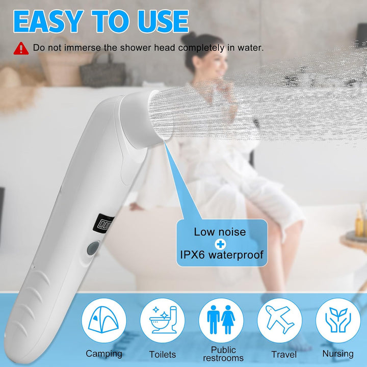Bidet Po Dusche, Portable Travel Bidet Elektrisches, Peri Bottle mit 2.5 L Wassertank füR Intimdusch