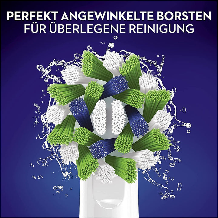 Oral-B CrossAction Aufsteckbürsten für elektrische Zahnbürste, 10 Stück, ganzheitliche Mundreinigung