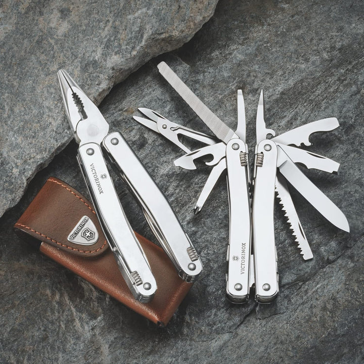 Victorinox Multifunktionswerkzeug Swiss Tool Spirit X Plus Ratchet, 36 Funktionen, Swiss Made, Multi